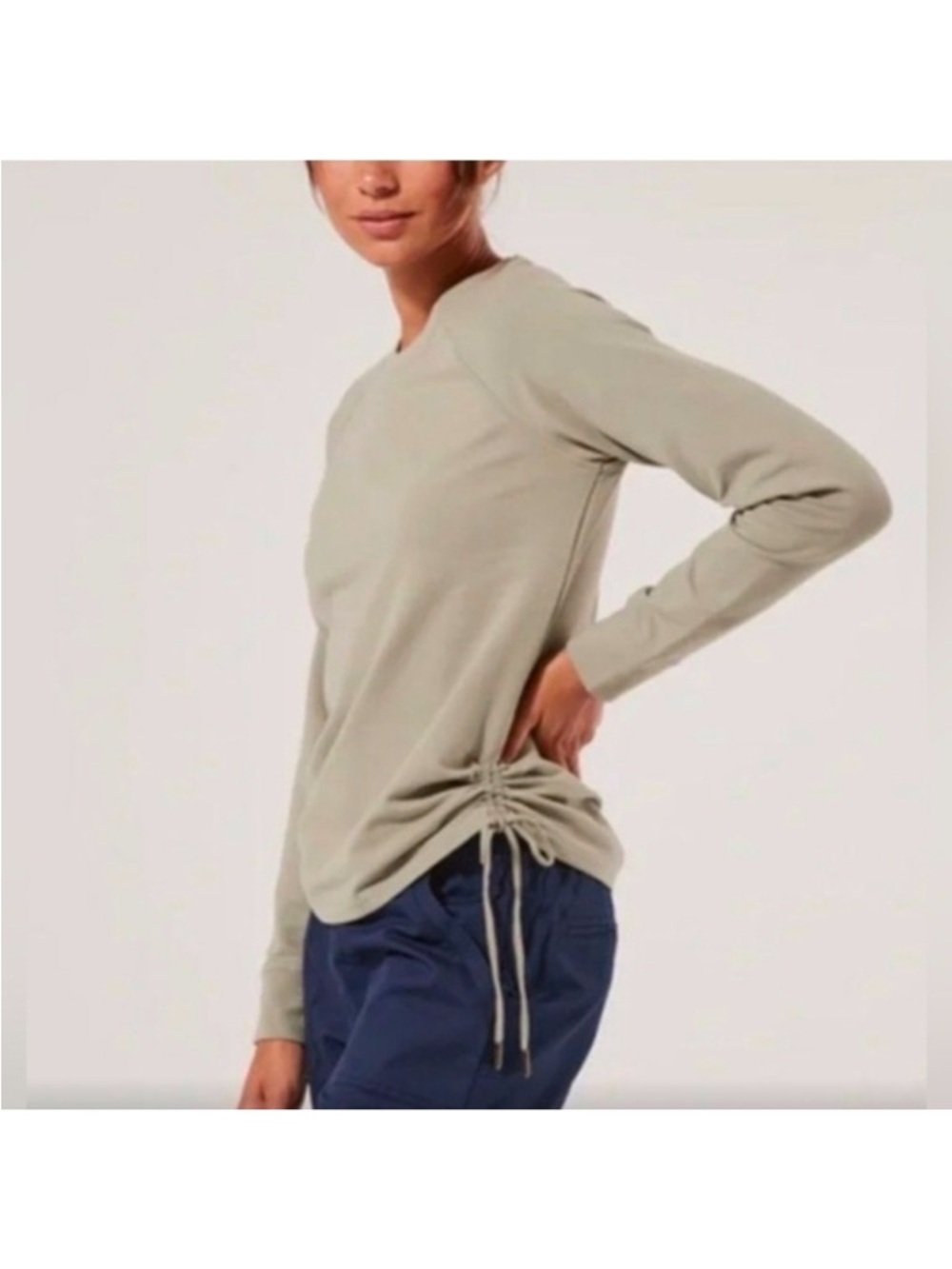 Pact Perfectly Lightweight Cinched-Side Top/Sweatshirt